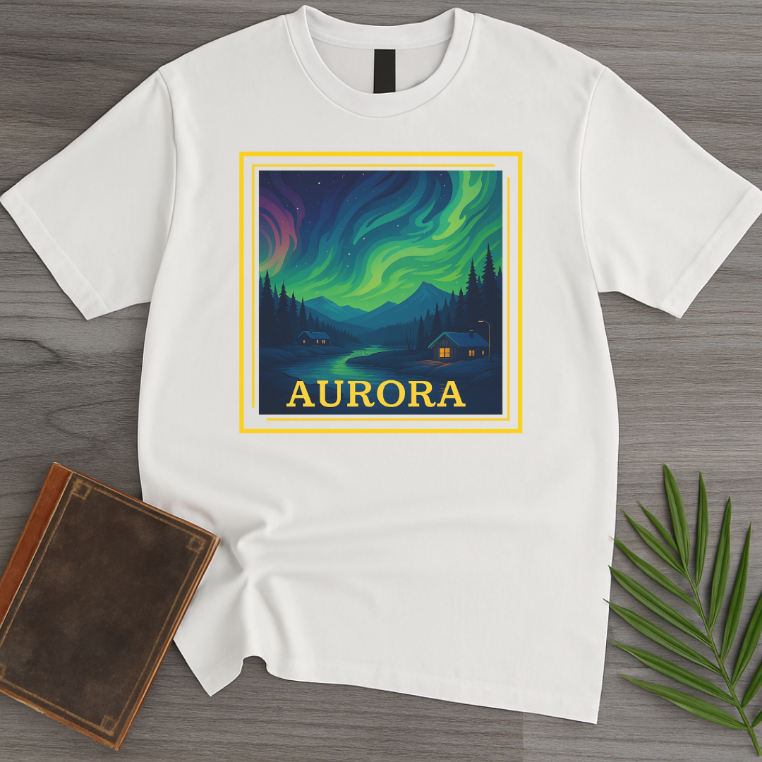 Aurora Borealis, Northern Nightscape T-Shirt