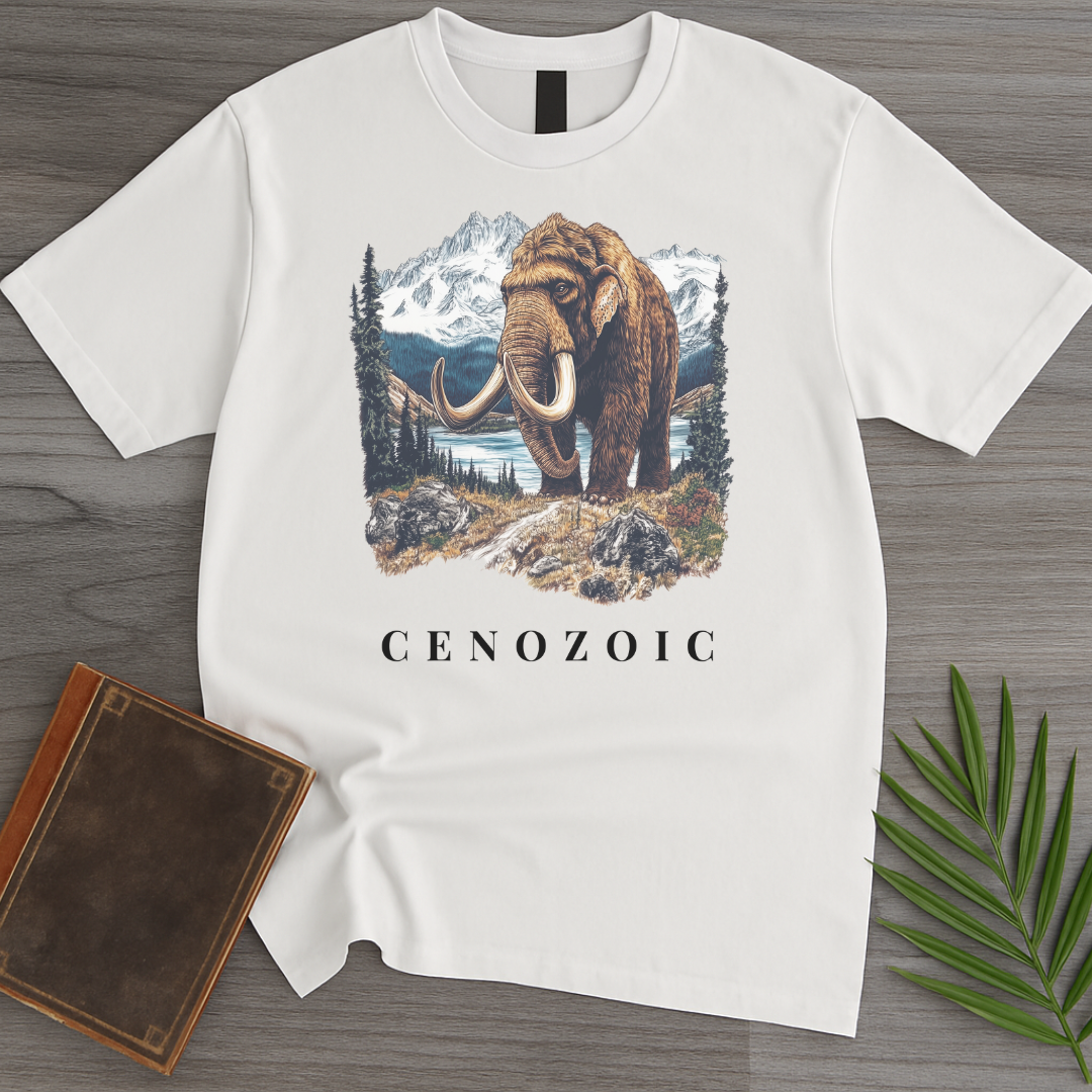Woolly Mammoth in Cenozoic T-Shirt