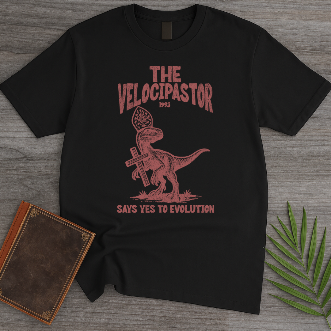 Velocipastor Evolution Teachings T-Shirt