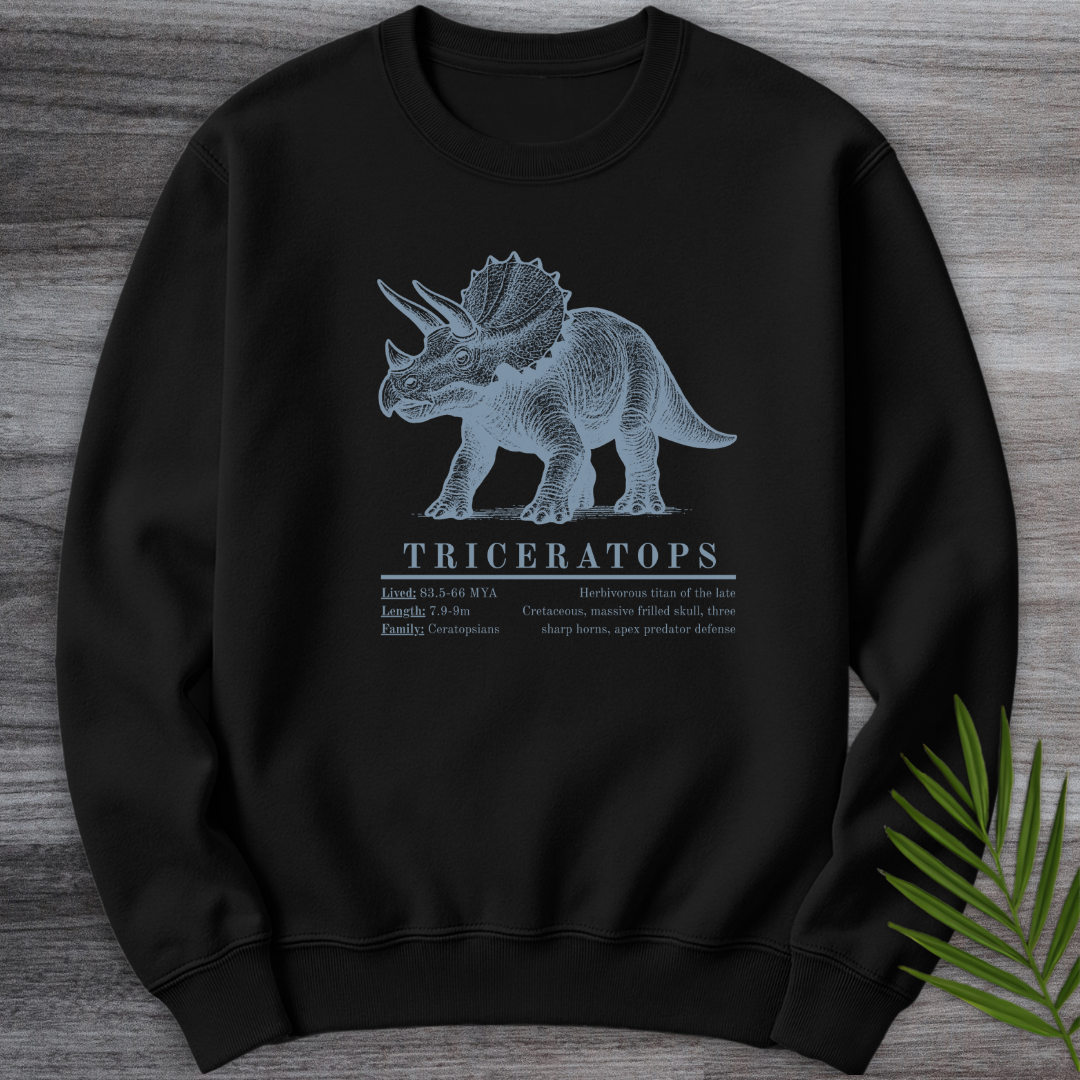 Triceratops Herbivorous Titan Crewneck