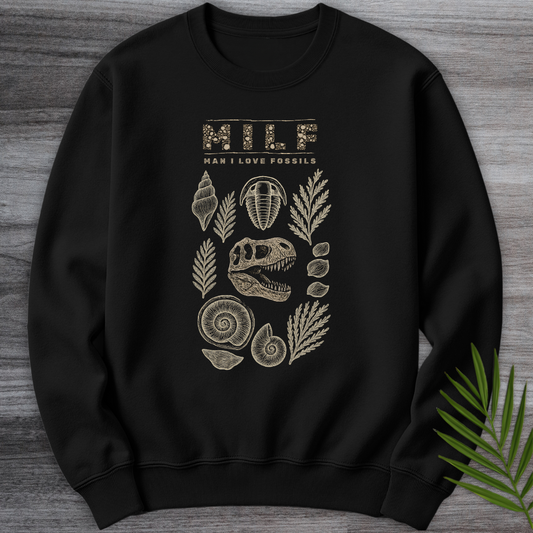 Man I Love Fossils Crewneck