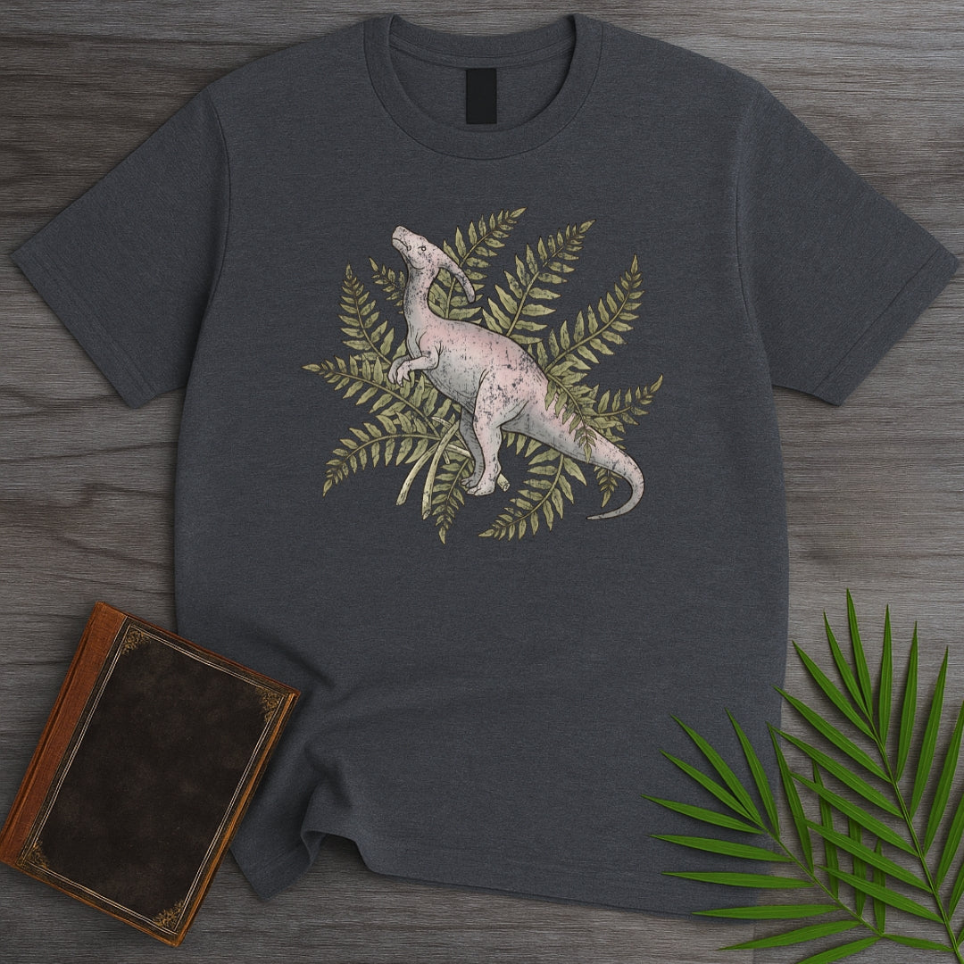 Distressed Parasaurolophus Ferns T-Shirt