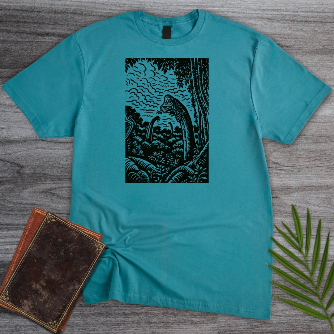 Brachiosaurus Above the Leaves T-Shirt