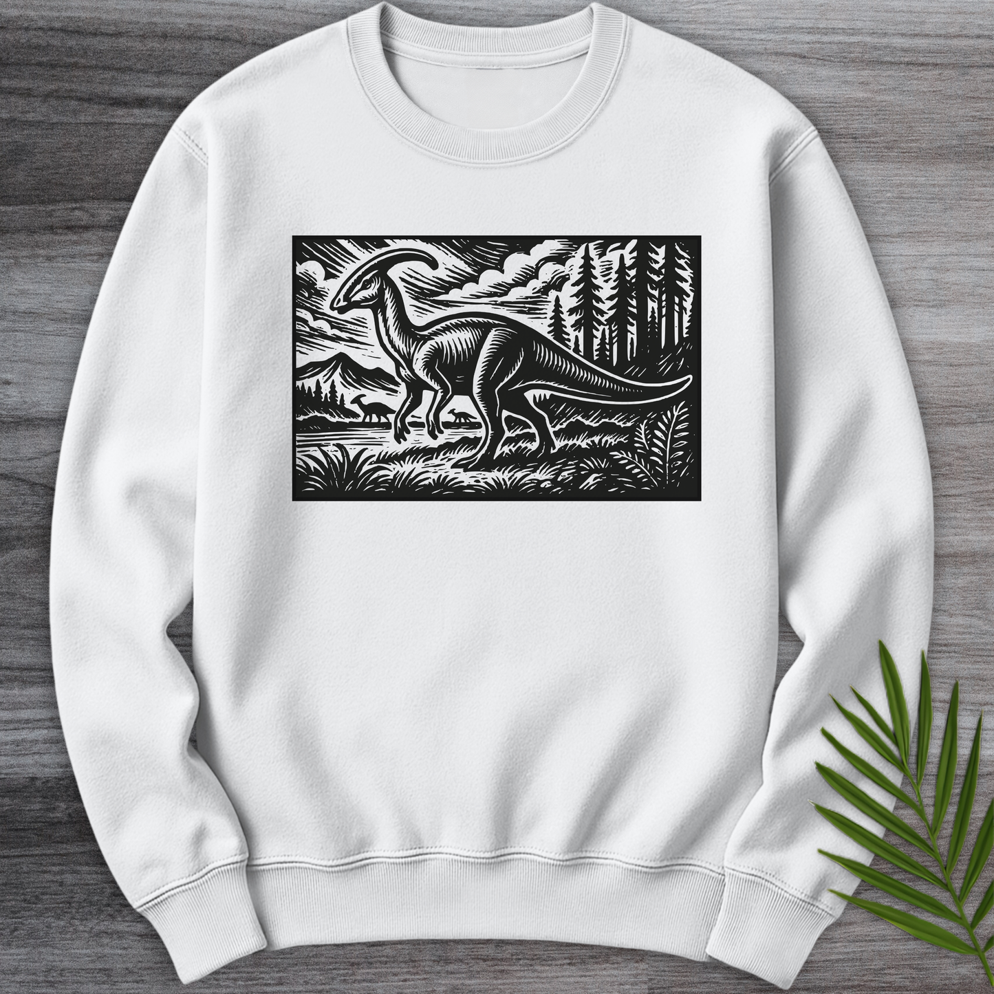 Parasaurolophus Forest Wanderer Crewneck
