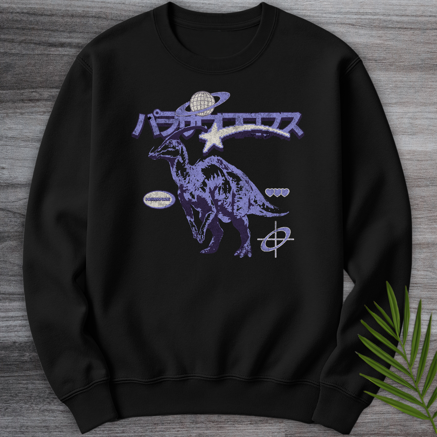 Old Vintage Japanese Parasaurolophus Crewneck