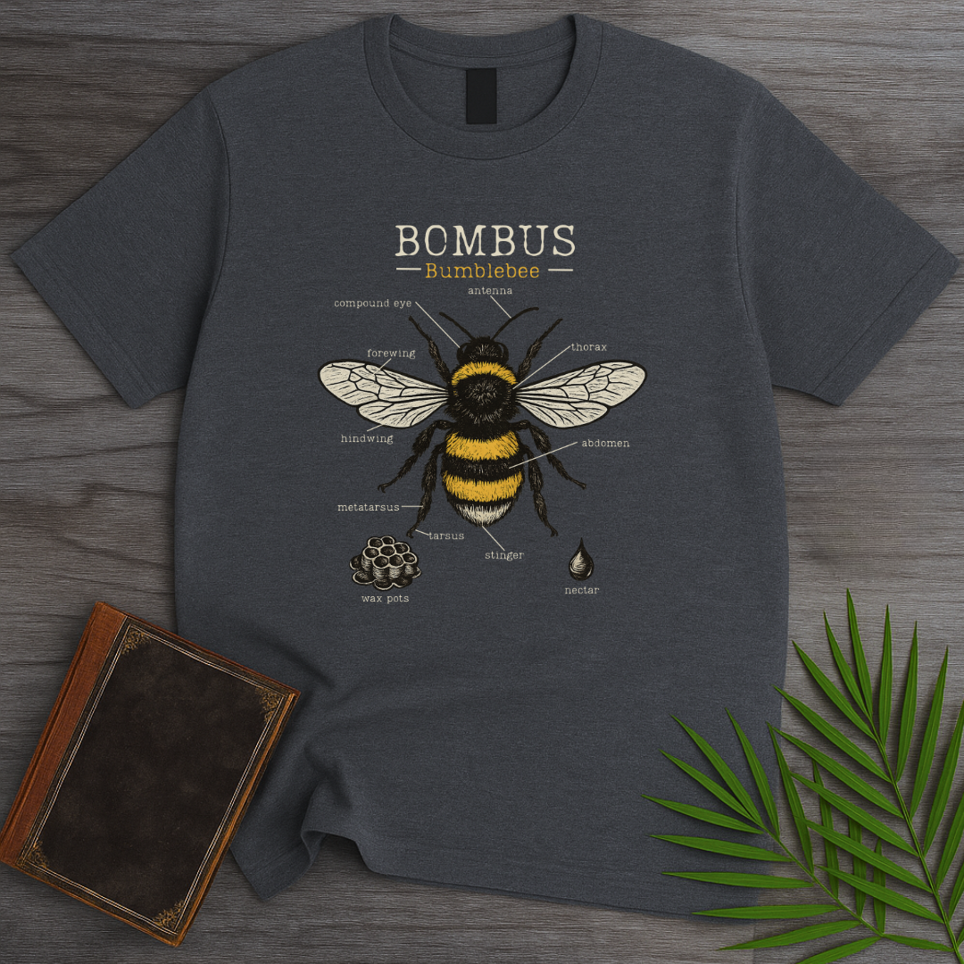 Bombus Bumblebee Anatomy T-Shirt