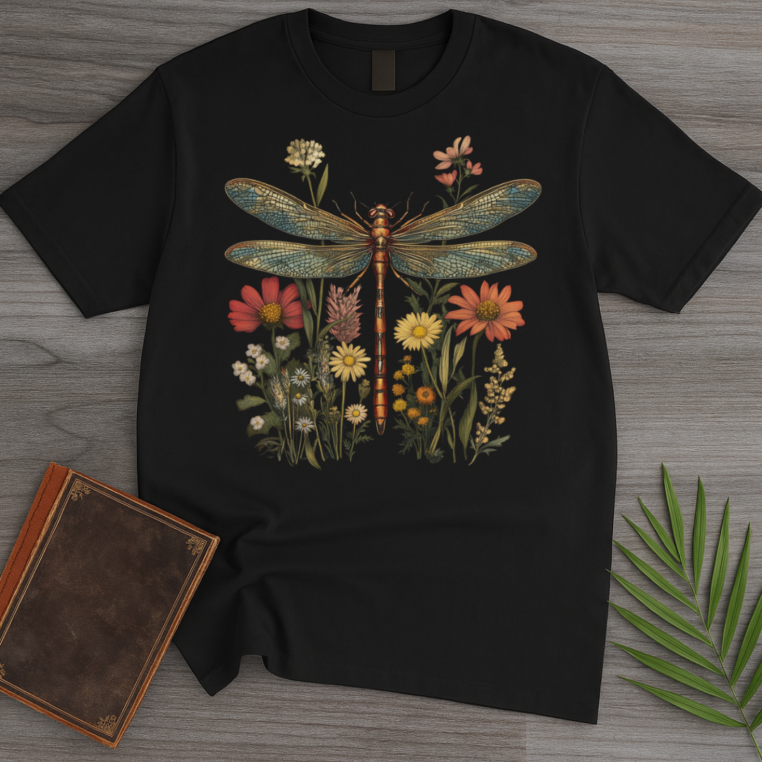 Vintage Dragonfly Cottagecore T-shirt