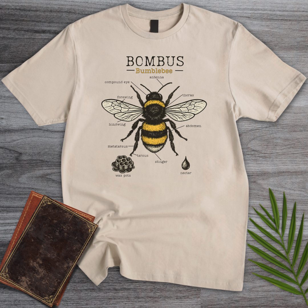 Bombus Bumblebee Anatomy T-Shirt