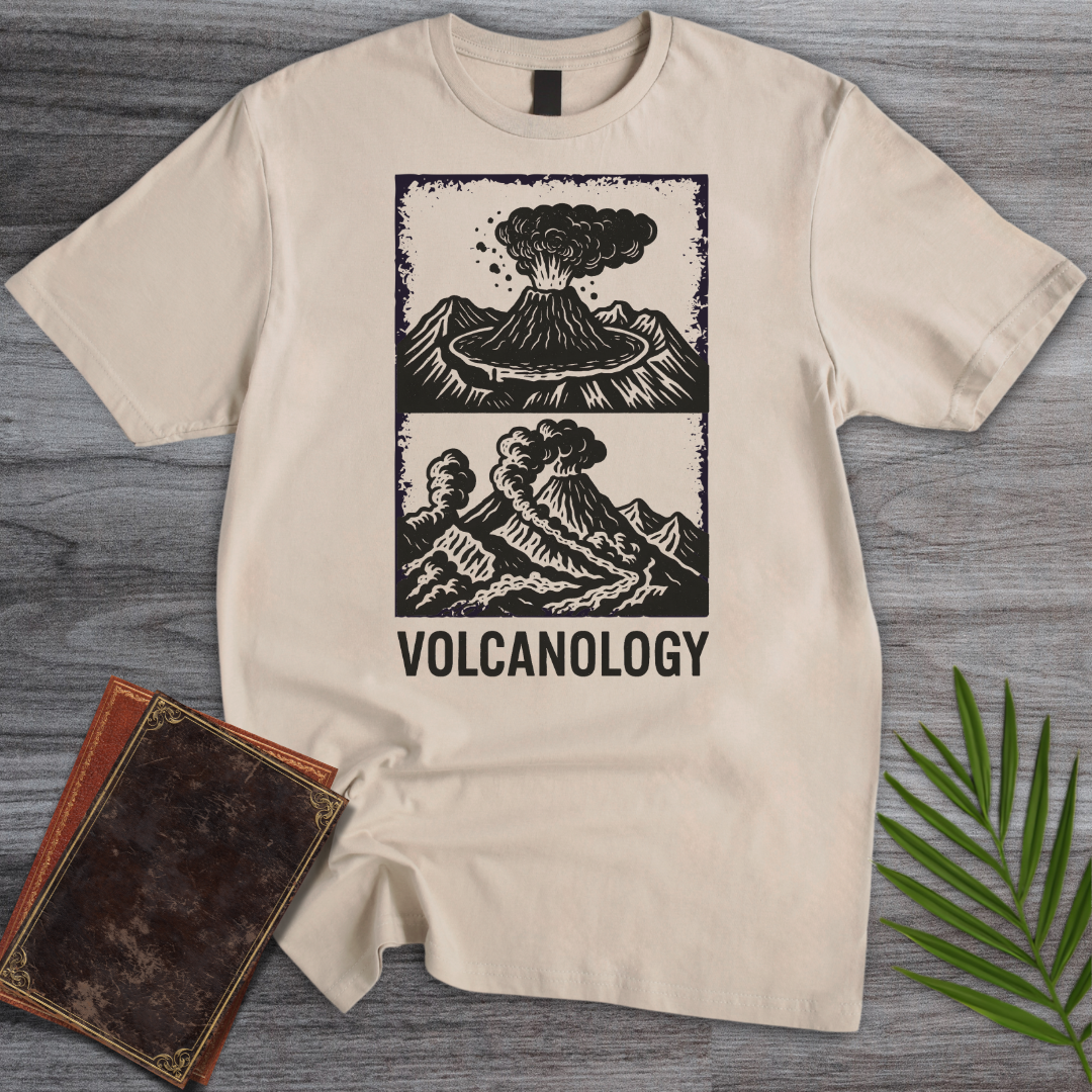 Volcanology in Black Smoke T-Shirt