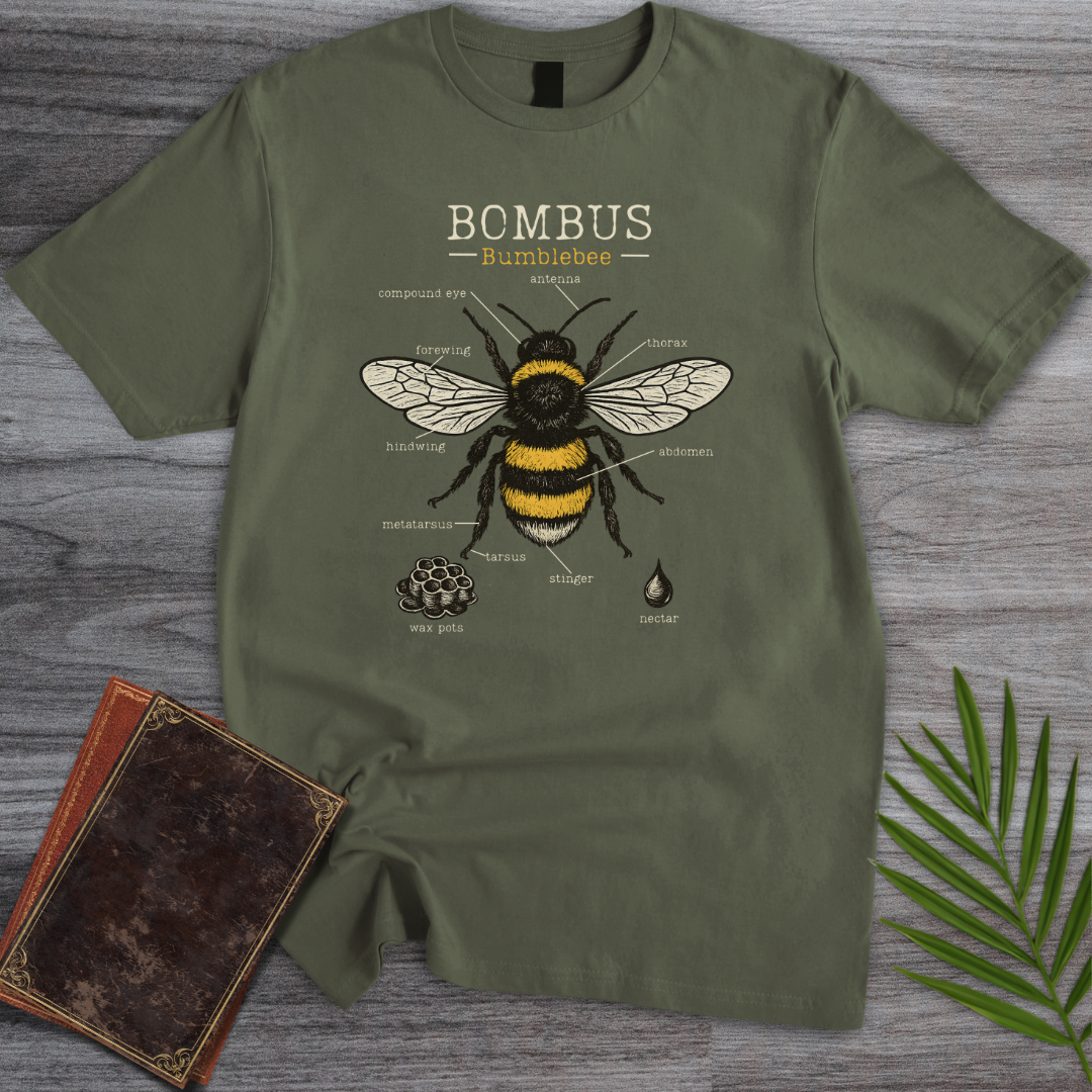 Bombus Bumblebee Anatomy T-Shirt