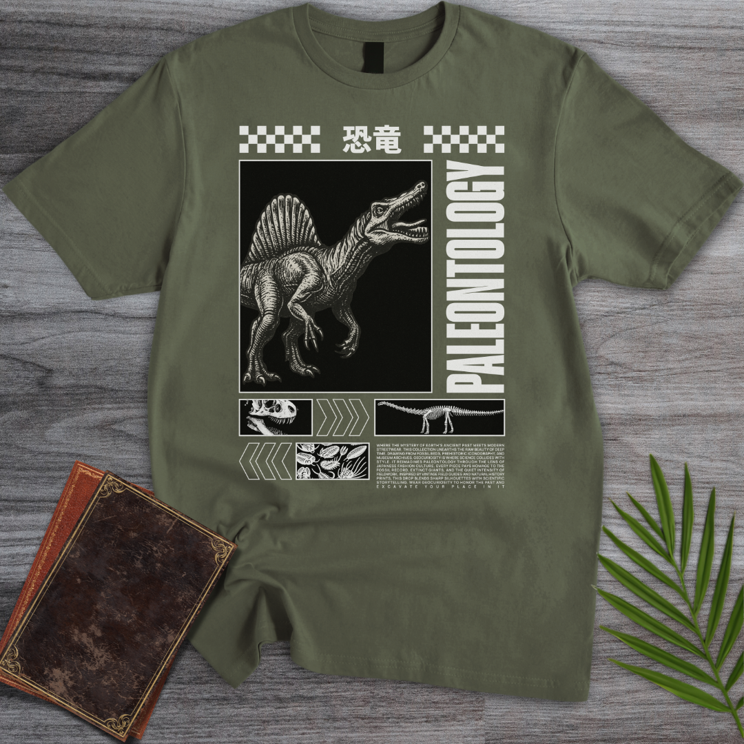 Japanese Paleontology Streetwear T-Shirt