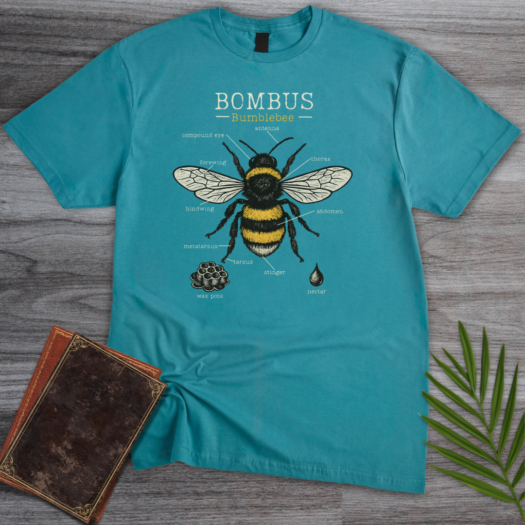Bombus Bumblebee Anatomy T-Shirt