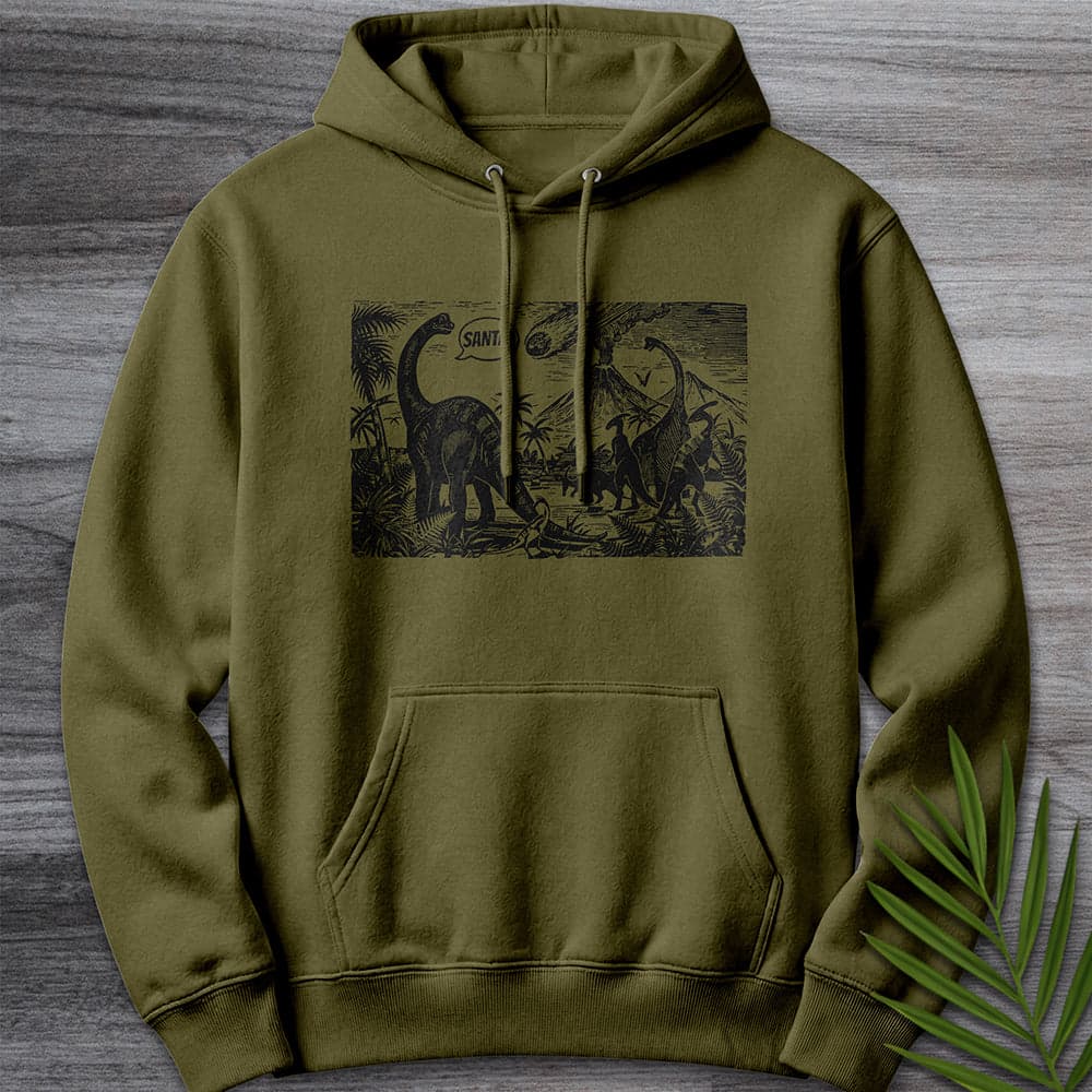 Hoodie M / Army Green Santa's Meteor Premium Hoodie