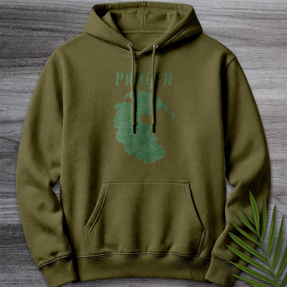 Hoodie M / Army Green Vintage Distressed Pangea Premium Hoodie