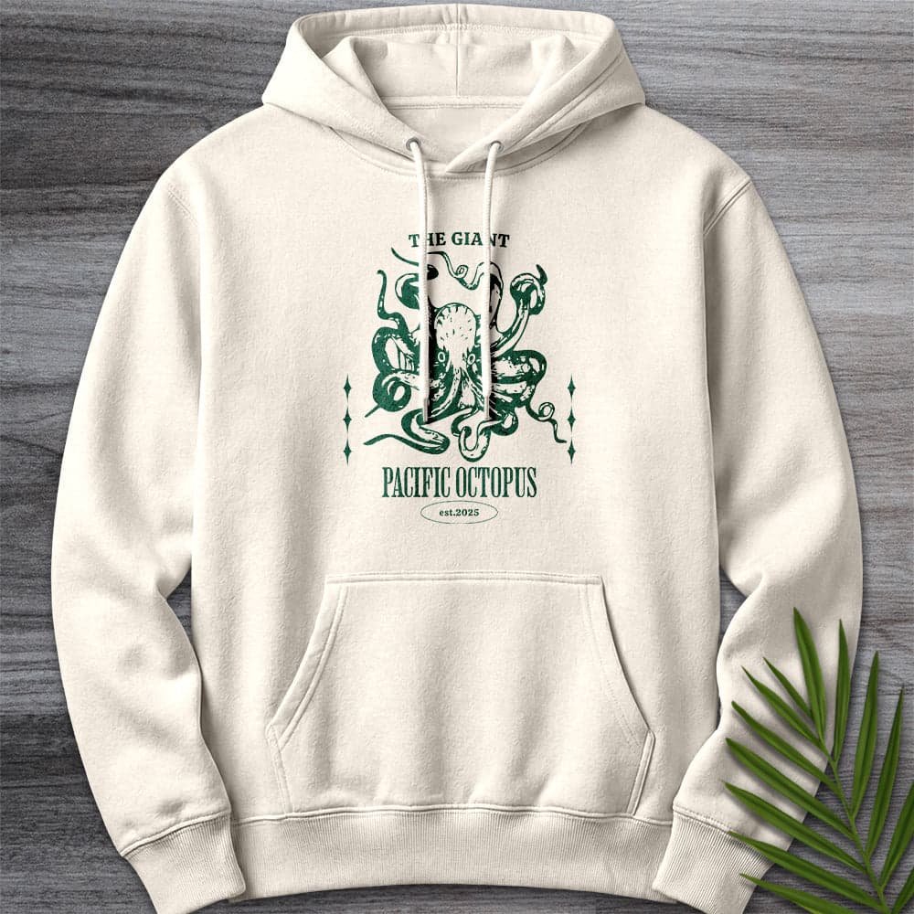 Hoodie S / Sandshell The Giant Pacific Octopus Premium Hoodie