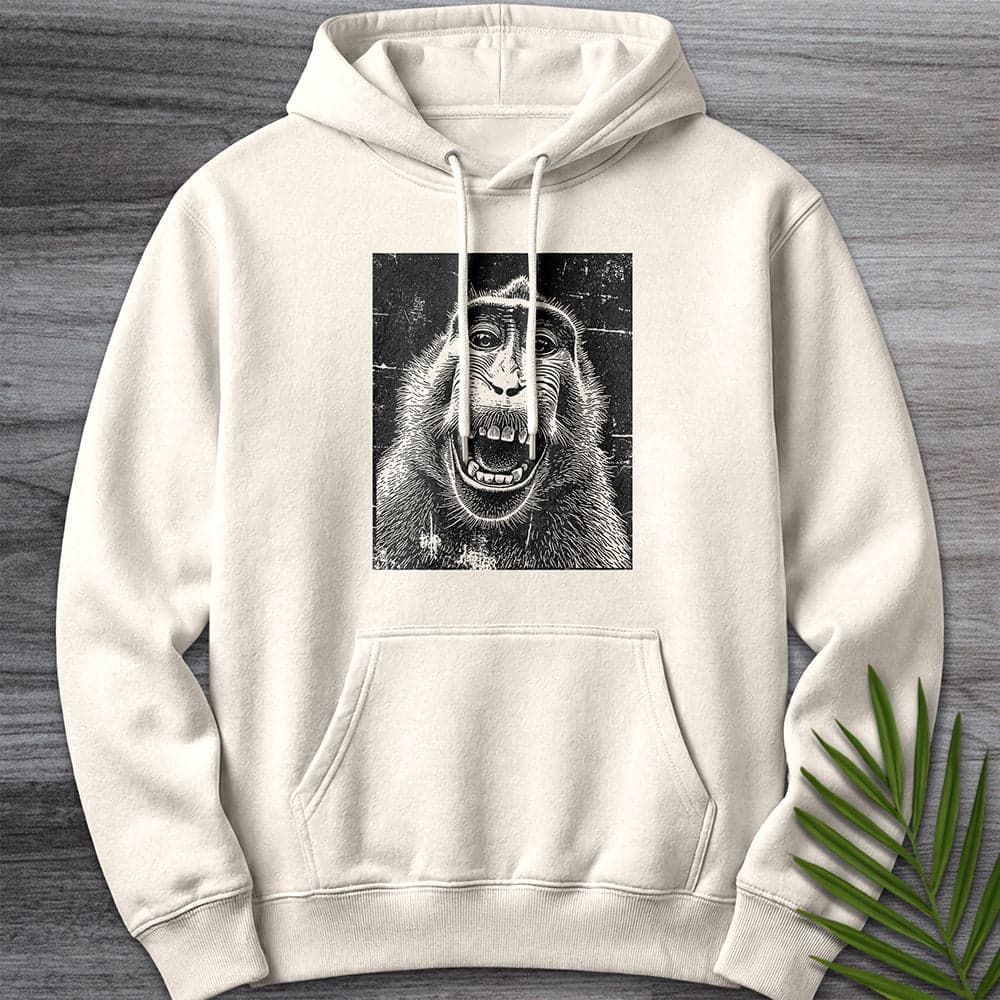 Hoodie S / Sandshell The Wakin Monkey Premium Hoodie