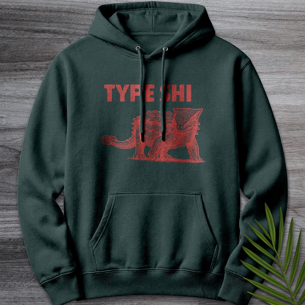 Hoodie S / Sports Green Anodontosaurus Type Shi Premium Hoodie