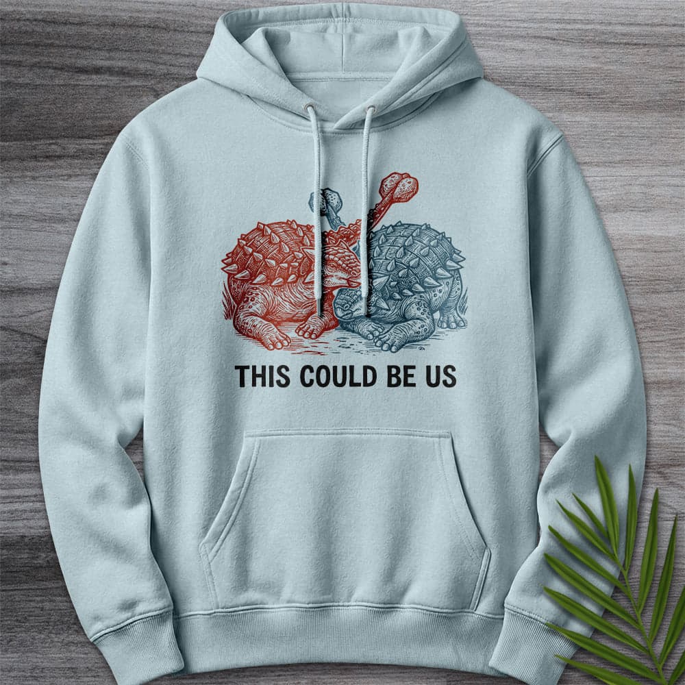 Hoodie XS / Blue Mist Ankylosaurus This Could Be Us Premium Hoodie