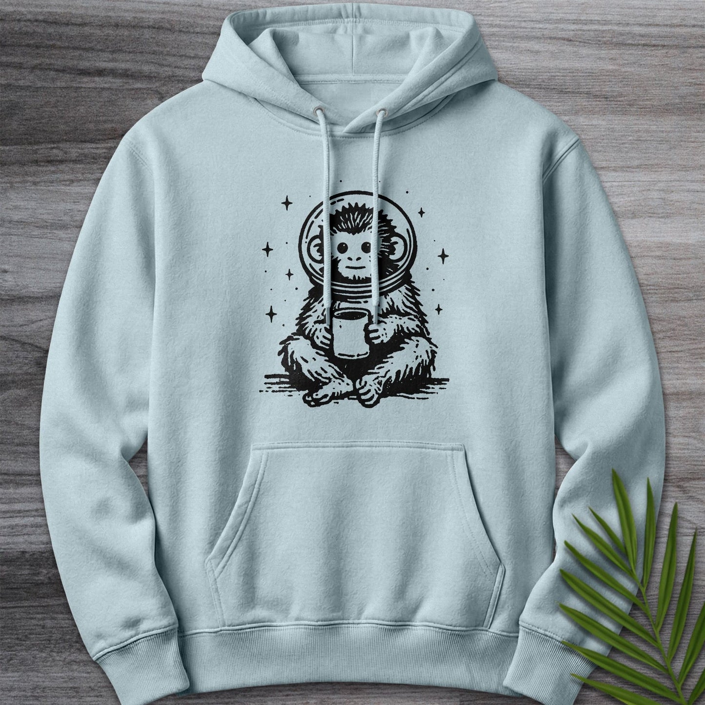 Hoodie XS / Blue Mist Astro Coffee Monkey Premium Hoodie