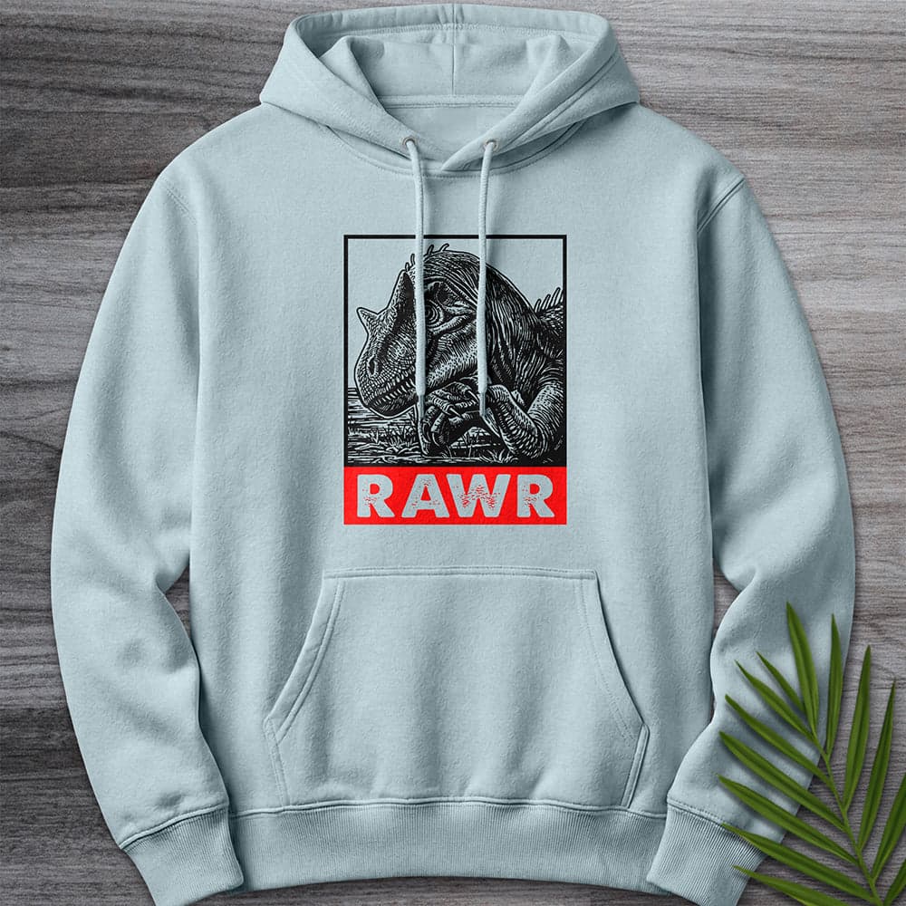 Hoodie XS / Blue Mist Dino Rawr Premium Hoodie