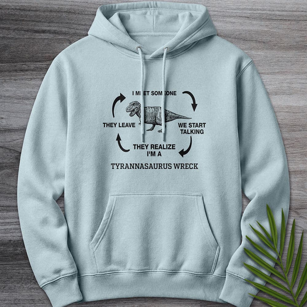 Hoodie XS / Blue Mist I'm a T.Wreck Premium Hoodie