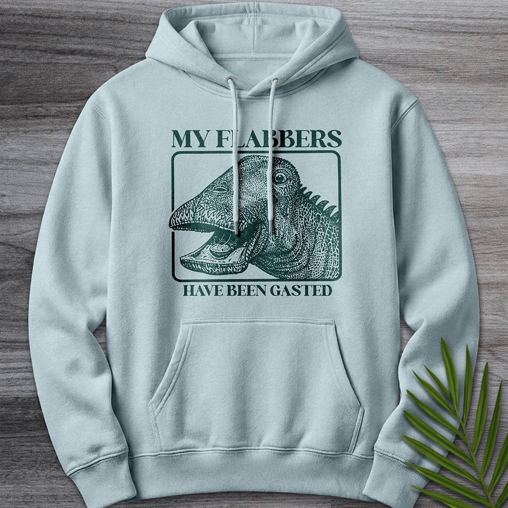 Hoodie XS / Blue Mist Nigersaurus is Flabbergasted Premium Hoodie