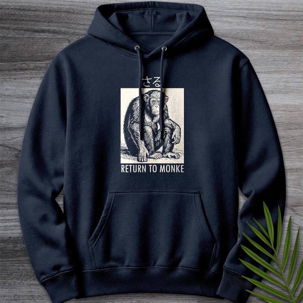 Hoodie XS / Navy Return to Monke (Saru) Premium Hoodie