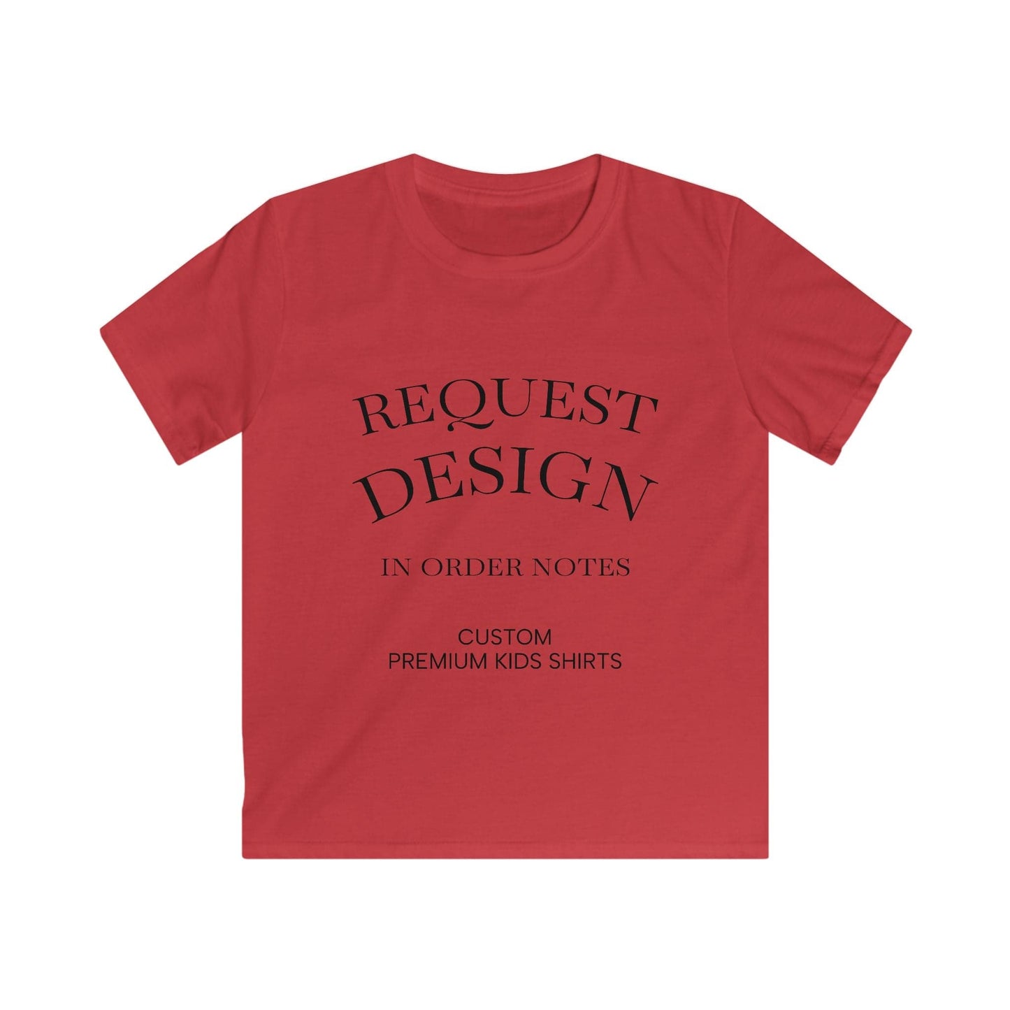 Kids clothes XS / Red Kids Premium T-Shirts (Custom Order)