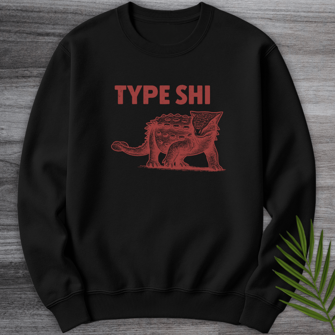 Sweatshirt Black / S Anodontosaurus Type Shi Crewneck