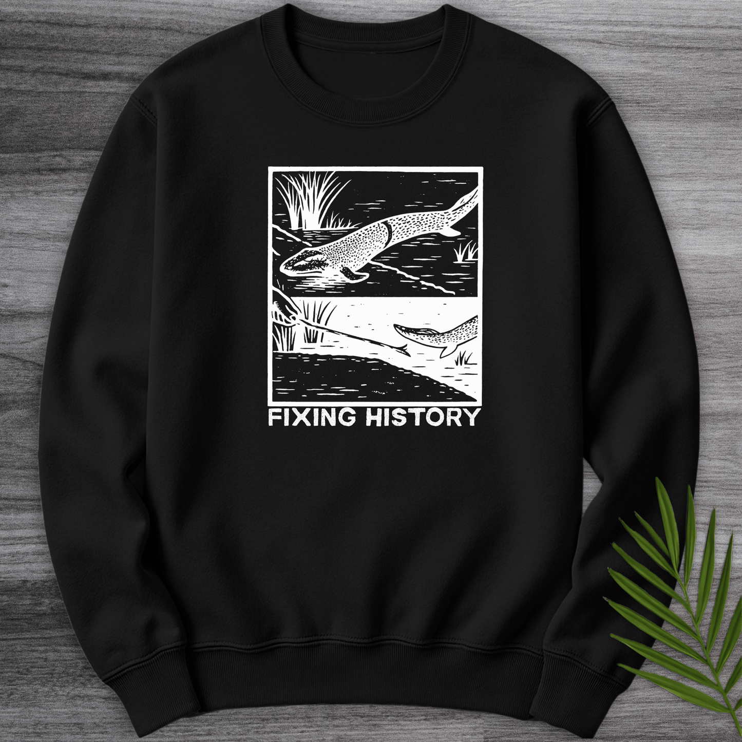 Sweatshirt Black / S Devonian Time Travel Crewneck