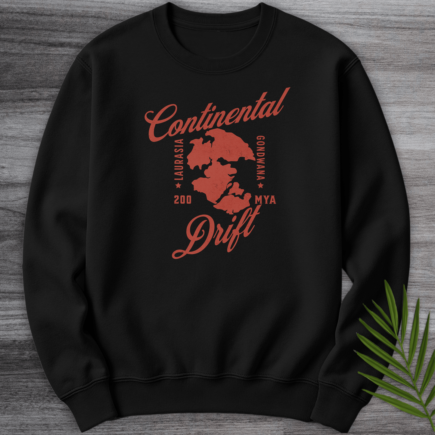 Sweatshirt Black / S Old-time Continental Drift Crewneck