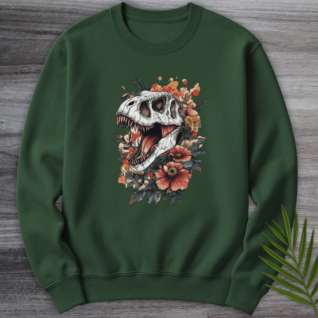 Sweatshirt Forest Green / S Floral Fossil Fury Crewneck