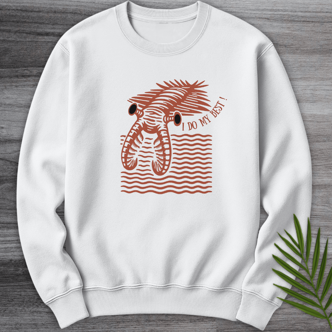 Sweatshirt White / S Anomalocaris I Do My Best Crewneck