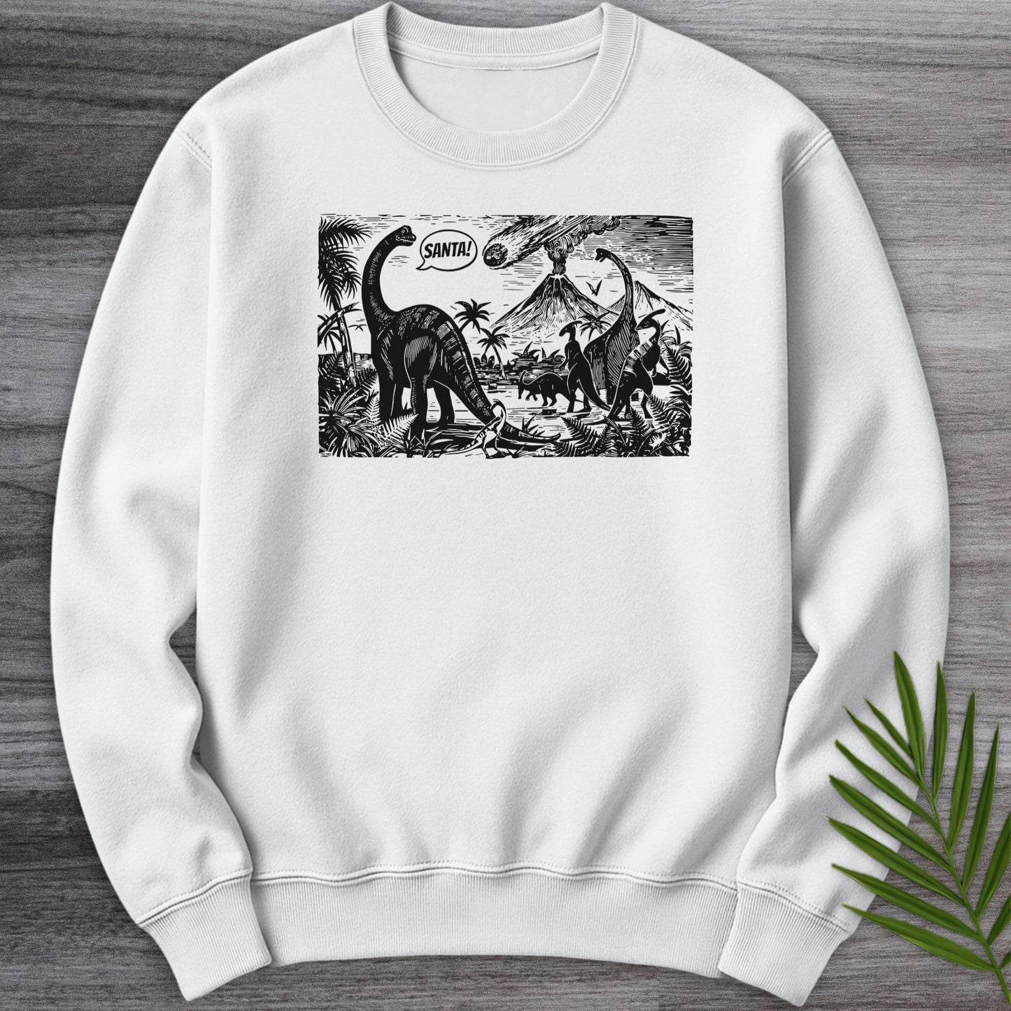 Sweatshirt White / S Santa's Meteor Crewneck