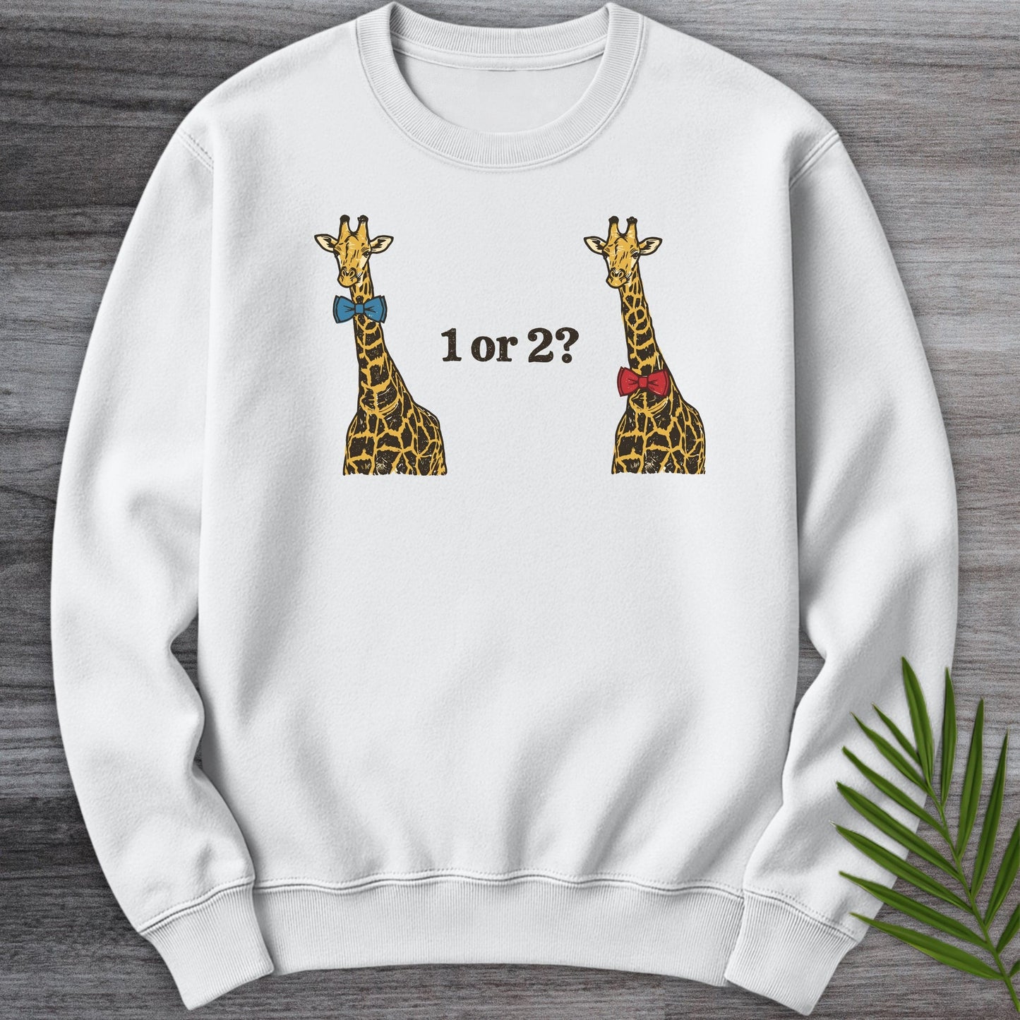 Sweatshirt White / S The Giraffe Debate Crewneck