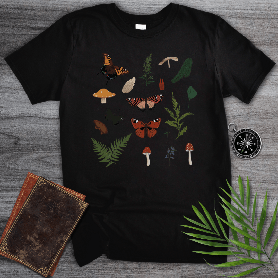 T-Shirt Black / S Biodiversity Forest Elements T-Shirt