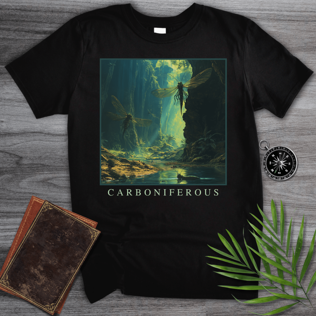 T-Shirt Black / S Carboniferous, Giant Insects T-Shirt