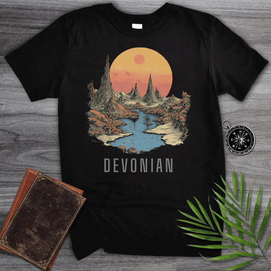 T-Shirt Black / S Devonian Geomorphic Landscape T-Shirt