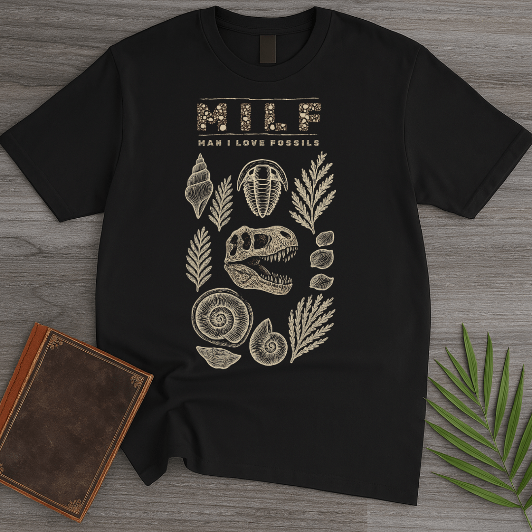 T-Shirt Black / S Man I Love Fossils T-Shirt