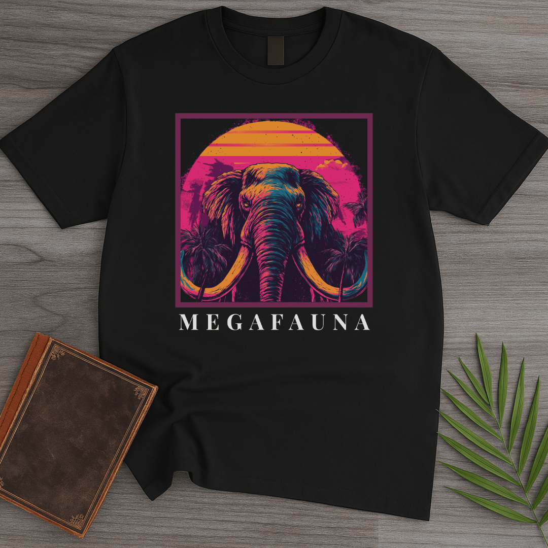 T-Shirt Black / S Megafauna Mammoth at Dusk T-Shirt