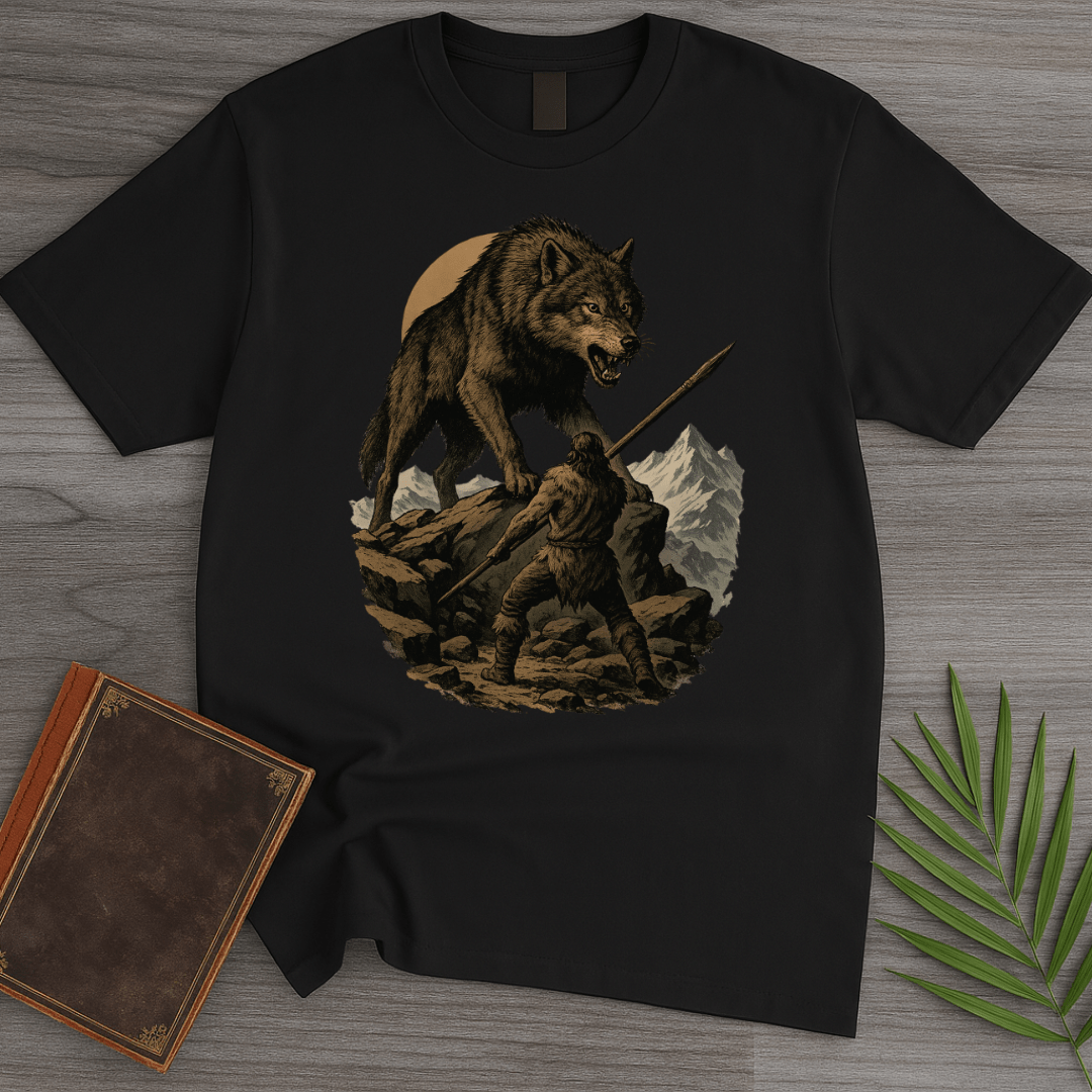 T-Shirt Black / S Pleistocene Dire Wolf Hunting T-Shirt