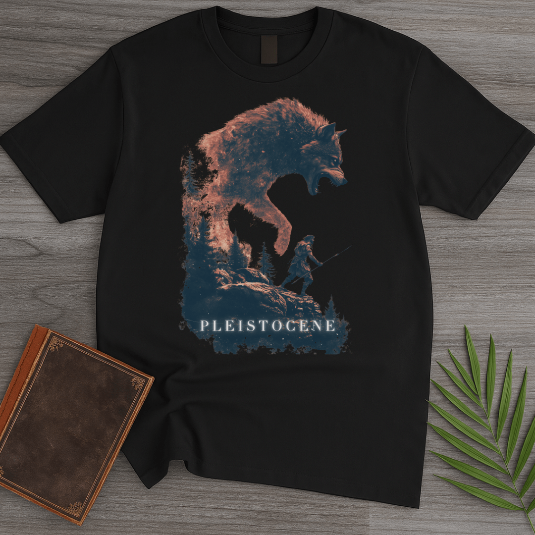 T-Shirt Black / S Pleistocene Dire Wolf Spirit T-Shirt