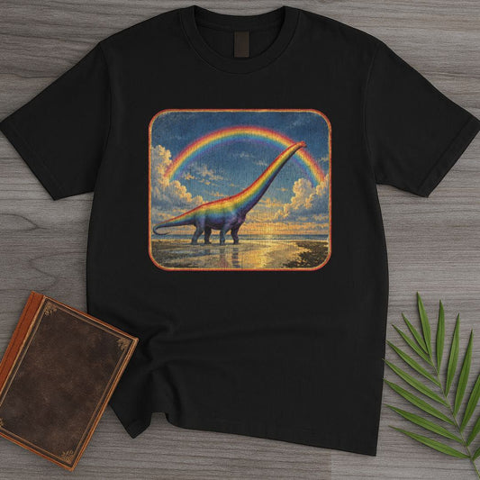 T-Shirt Black / S Rainbow Sauropod T-Shirt