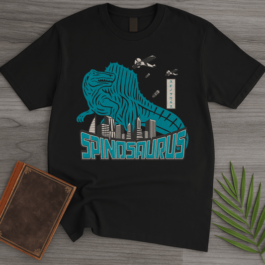 T-Shirt Black / S Spino Attack: Vintage Japanese T-Shirt