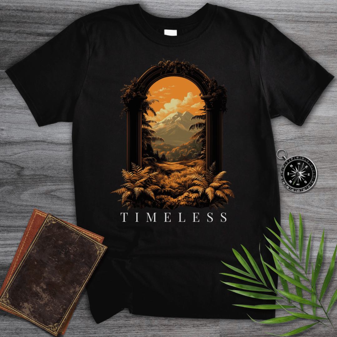 T-Shirt Black / S Timeless Framed Mountain T-Shirt