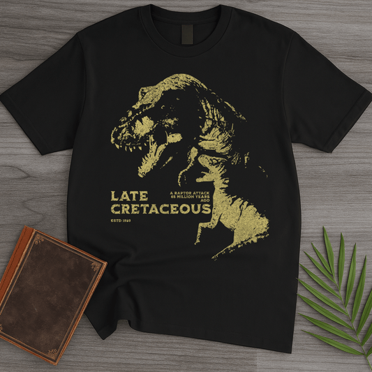 T-Shirt Black / S Vintage Raptor Attack T-Shirt
