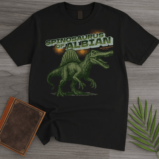T-Shirt Black / S Vintage Spinosaurus of Albian T-Shirt