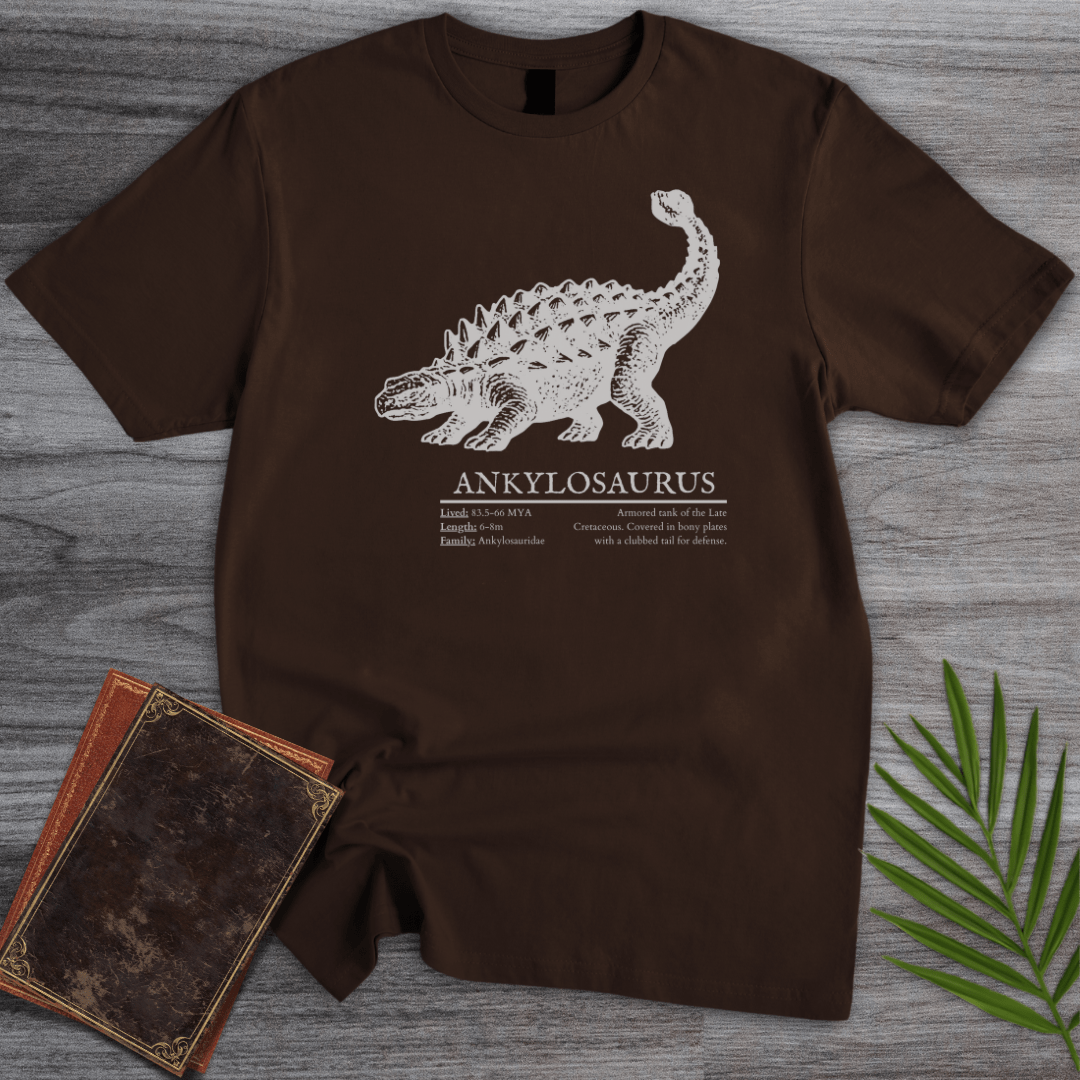T-Shirt Dark Chocolate / S Ankylosaurus Armored Earth Beast T-Shirt
