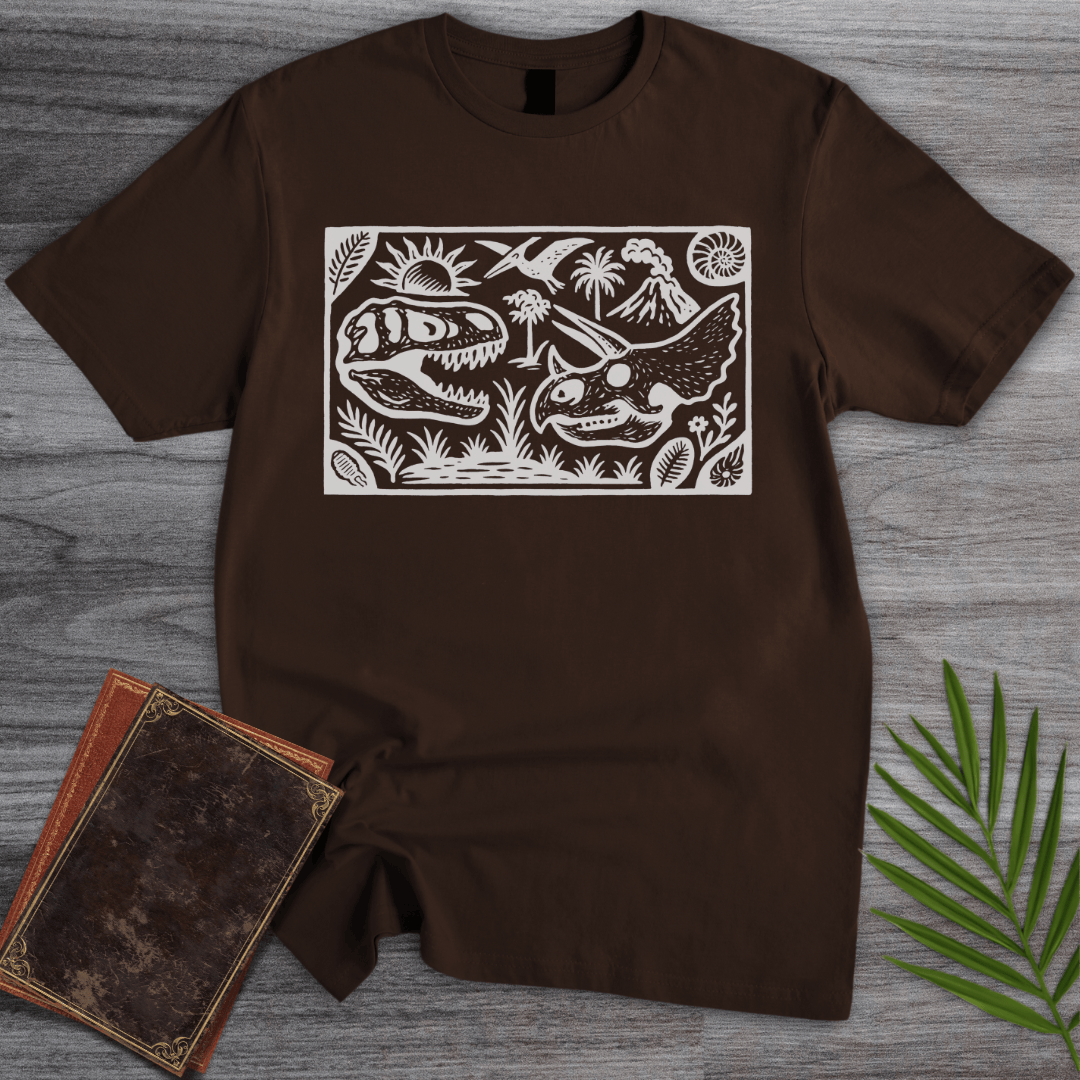 T-Shirt Dark Chocolate / S Cretaceous Skull Encounter T-Shirt