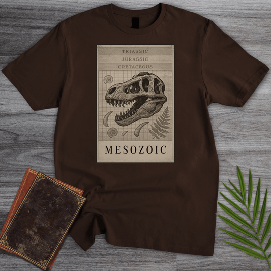 T-Shirt Dark Chocolate / S Mesozoic Skull Study T-Shirt